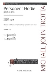 Personent Hodie TB choral sheet music cover